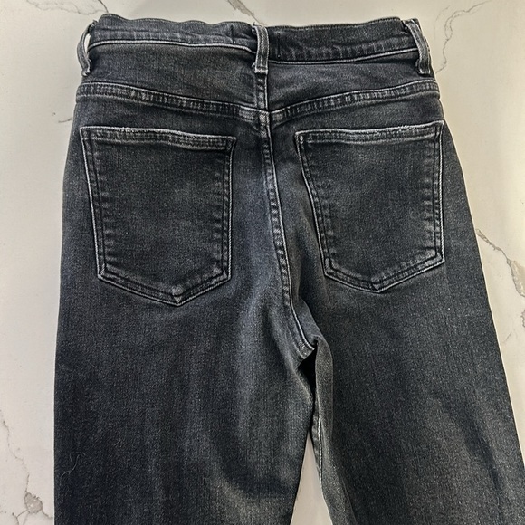 AGOLDE Black Distressed Pinch Waist Skinny High Rise Stretch Jeans size 27 - Picture 11 of 12